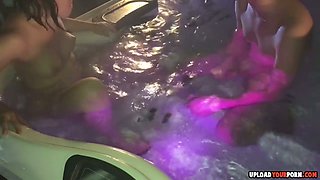 Hot Babe Gets Fucked In The Hot Tub
