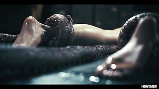 Young Russian Blonde Fucked by Basement Monster - Hardcore Hentai Anime 3d Creampie & Cum in Mouth