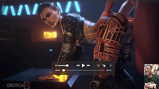 Widowmaker's Fat Ass Makes You Cum in Your Own Face, Tattooed Babe Jack Jack Anal