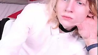 Solo webcam tranny masturbation