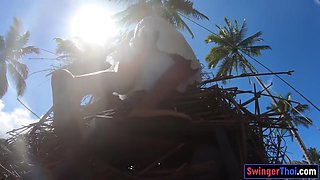 Big Booty Thai Girlfriend Garden Sex With Cherry Lee