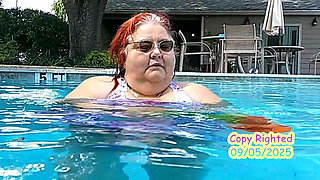 Nurse Vicki Models Her New Bikini by Pool Flashes You Then