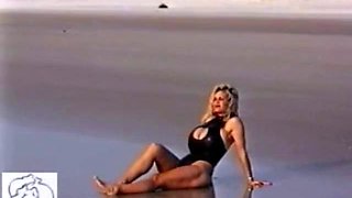 Busty Dusty B.D. Beach Alone