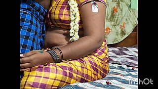 Tamil saree housewife romance with ex boy friend