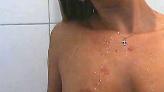 Horny Teen Lesbihot Passionate Dildo Sex in the Shower Between Girlfriendsan Sex with Hot Kisses and Sex Toys