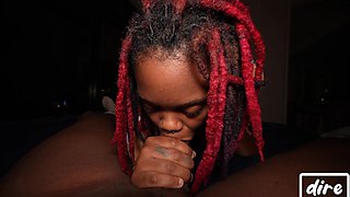 DIRE DESIRES Siren Nudist getting that good knob