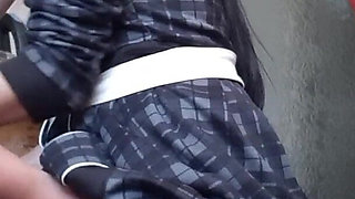 While My Girlfriend Was Preparing Breakfast, I Was Riskily Having Sex with My Neighbor Behind Her Back