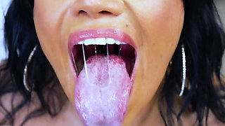 Mona Azar Gagging Blowjob Featuring Jonni Darkko