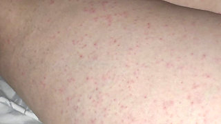 Step mom has amazing legs in bed with horny step son