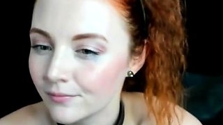 Busty Canadian MILF Drinks Her Own Milk on Webcam
