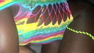 Stunning ebony hussy heart-stopping xxx scene
