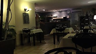 Busty Czech amateur fucks outdoor in public