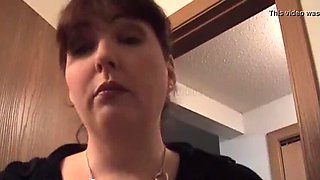 Step Mom Mary Helps Step Son With Broken Cock - Blowjob & Doggystyle - MILF Brunette Big Tits