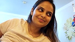 Indian Wife and Husband Romance with Pregnant in Interview