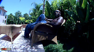 Sunny Day Interracial Anal Fucking with Wesley Pipes