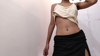 Wet Girl Takes a Bath and Then Gets Into My Room, Perfect Tits.