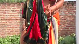 Busty girl comes out of the bathroom naked after a prank by her stepbrother