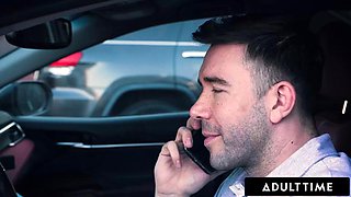 ADULT TIME - Sexy Redhead Swinger Scarlett Mae Rides Her Husbands Hung Best Friend