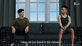 Desi Indian Stepmom having Sex with Her Stepson's Friend in the Bedroom