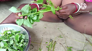 Desi housewife ne sabji banai
