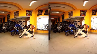 193 - Yassmine - Redhead Solo Model Sexy Striptease