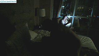 Cuckquean Selfie - My View From the Cuck Chair as My Husband Fucks a Girl We Found in Vegas