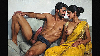 Wife fucked by hotel room manger at her first night