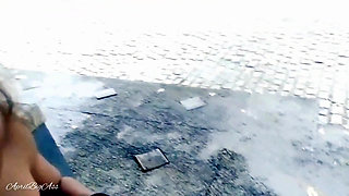 Street drinking piss on coup fit