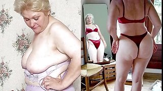 Huge Granny Tits Jerk off Challenge to the Beat 4