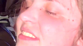 Face Slapping POV, Blowjob, Cum on Hair, Squirting
