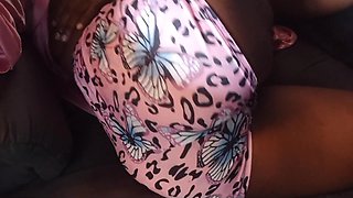 Rubbing My Clit Threw My Shorts Sucking My Nipples Fingering My Black Pussy