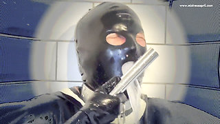 Dominatrix Mistress April - Slave Rosie gets vacuumed