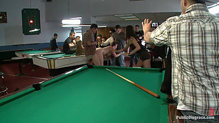 Bella Rossi and the pool hall