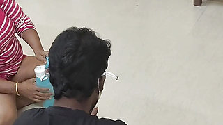 House maid seduces and fucks owners brother for gold