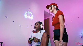 Hazel Grace's Interracial Gaming Passion