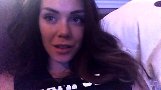 Hot ass brunette vibrator close up masturbation
