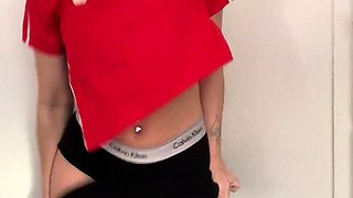 Pregnant Redhead Webcam Masturbation