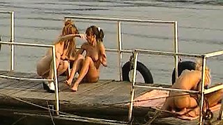 Liza Del Sierra have hardcore group sex outdoor