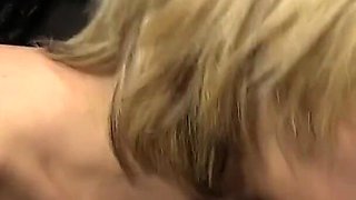 Dakota Skye kneels down and does perfect cock sucking from gloryhole