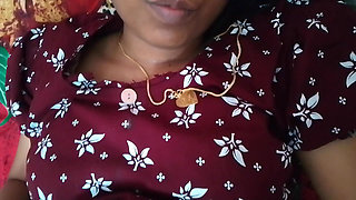 Tamil Wife Stimulates Her Husband's Penis with Her Feet at Home