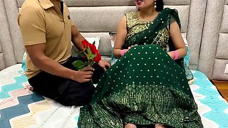 Desi Teen Sali Gets Hardcore Fuck by Jija in 4K Homemade Sex