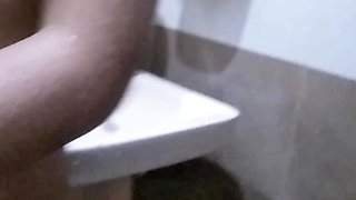 Stepsister Fucked on the Washroom Stepbrother Fucks Me Sex in the Bathroom with My Cute Stepsister