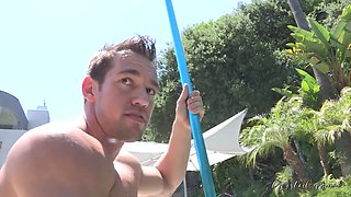 Dana Vespoli And Johnny Castle: Fucking A Sexy Milf By The Pool