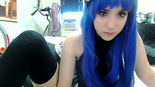 Close up teen foot worship
