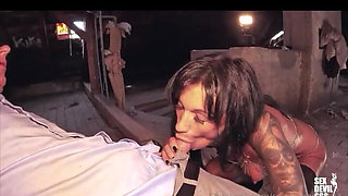 Sexdevil Fucks the Old, Stupid Guy.