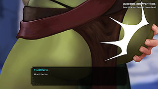 Big Boobs Giant Orc Woman Dirty Outdoor Sex and Pussy Creampie - Cartoon Animated Porn Game - What a Legend! - Part 25