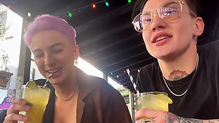 2 real genferflux get licking each other
