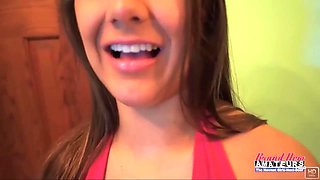 Kinky Big Titted Brunette Maria Sucks And Rides A Cock And Gets A Facial! With Big Kinky