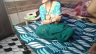 Sexy Desi Bhabhi Calls Her Brother-in-law and Has Sex with Him and Gives Her Big Boobs in His Hands.