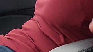 Vibrating Panties and Cock Play in the Car